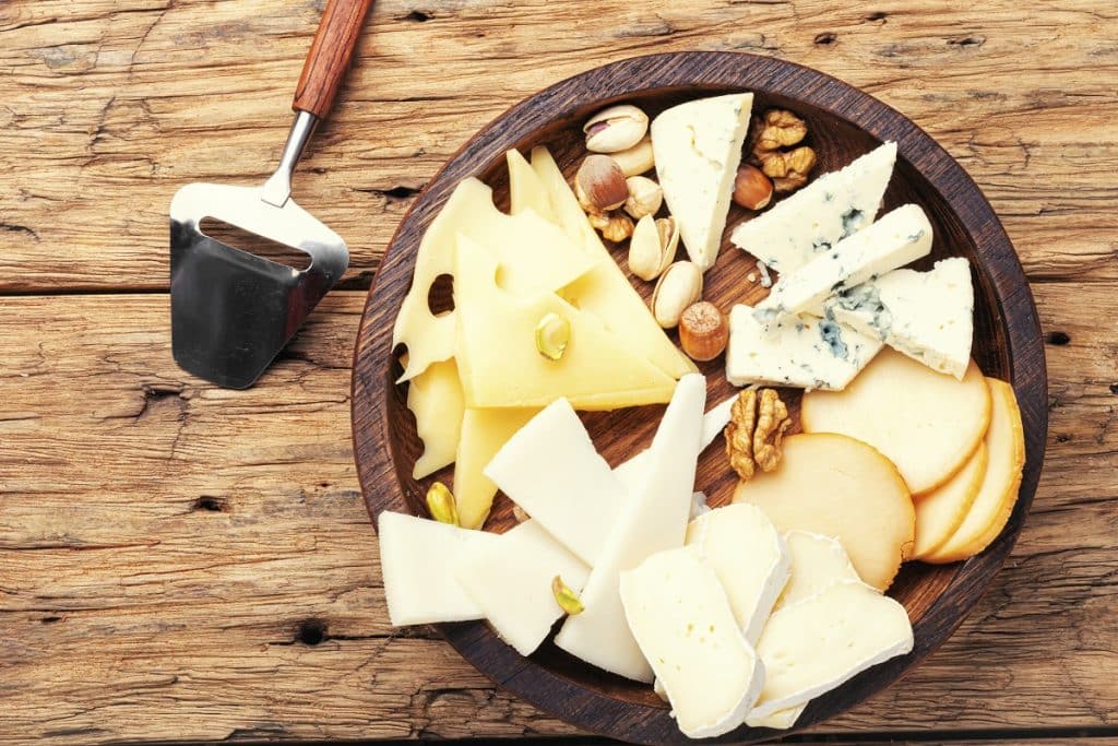 Plateau de fromages compatibles avec un régime cétogène